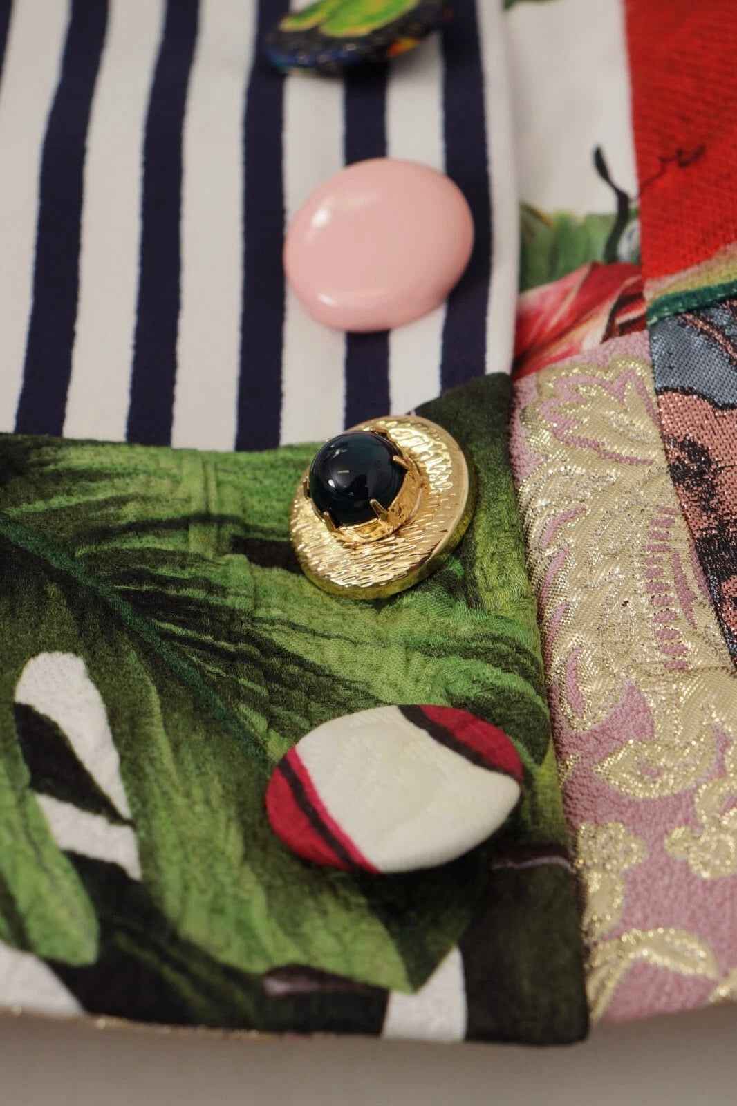 Dolce & Gabbana Multicolor Patchwork A-line Polyester Skirt