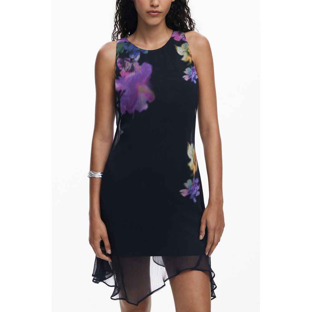 Desigual Black Polyester Women Dress