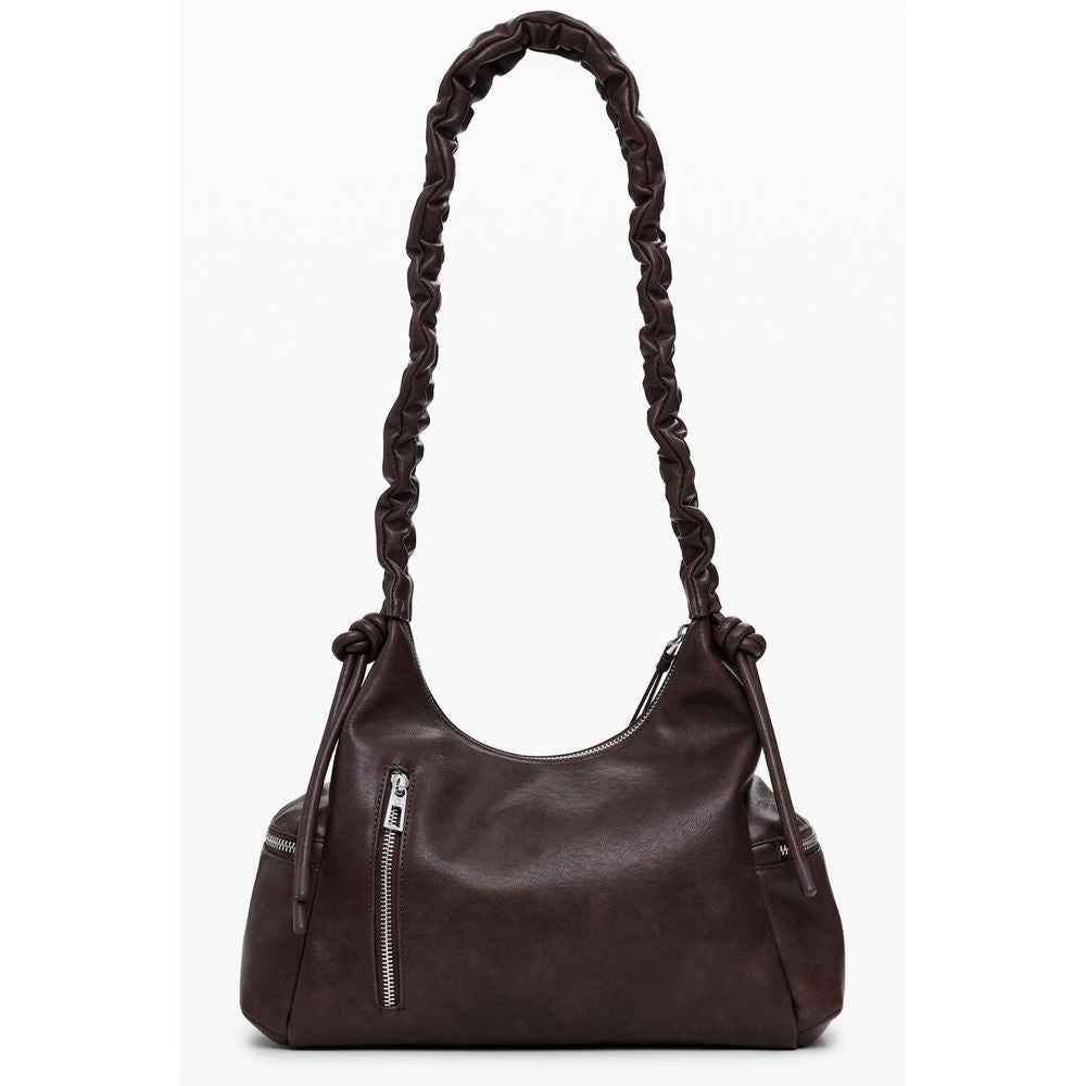 Desigual Brown Polyethylene Women Handbag