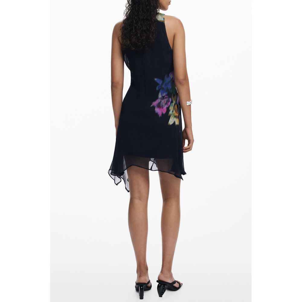 Desigual Black Polyester Women Dress