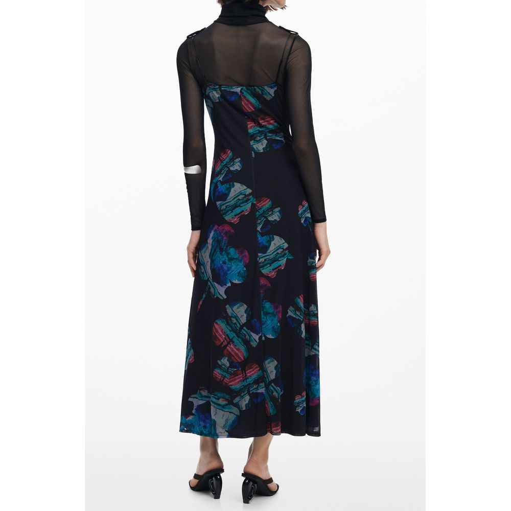 Desigual Black Polyester Women Dress