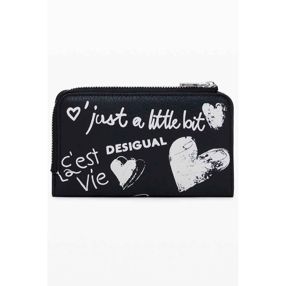 Desigual Black Polyethylene Women Wallet