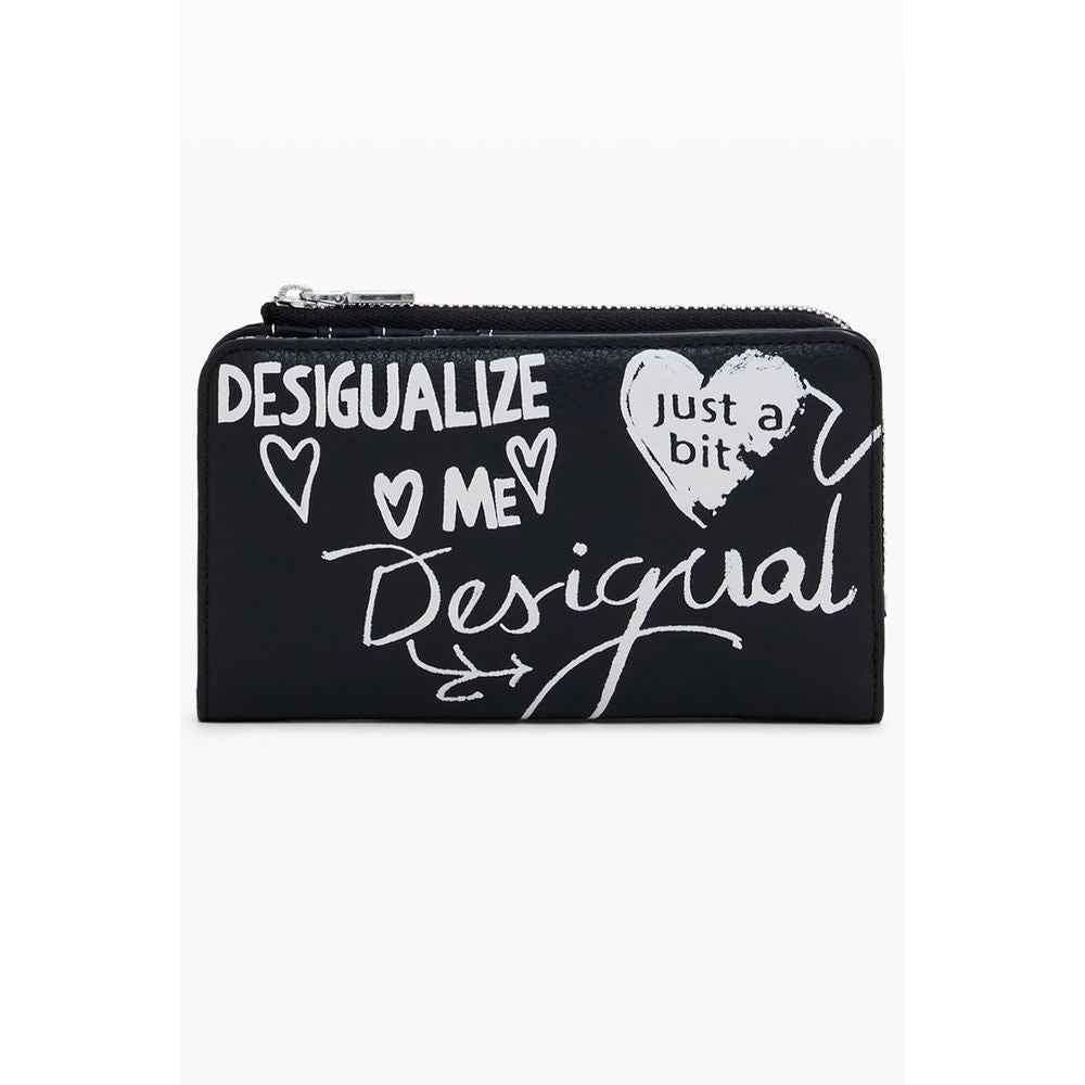 Desigual Black Polyethylene Women Wallet