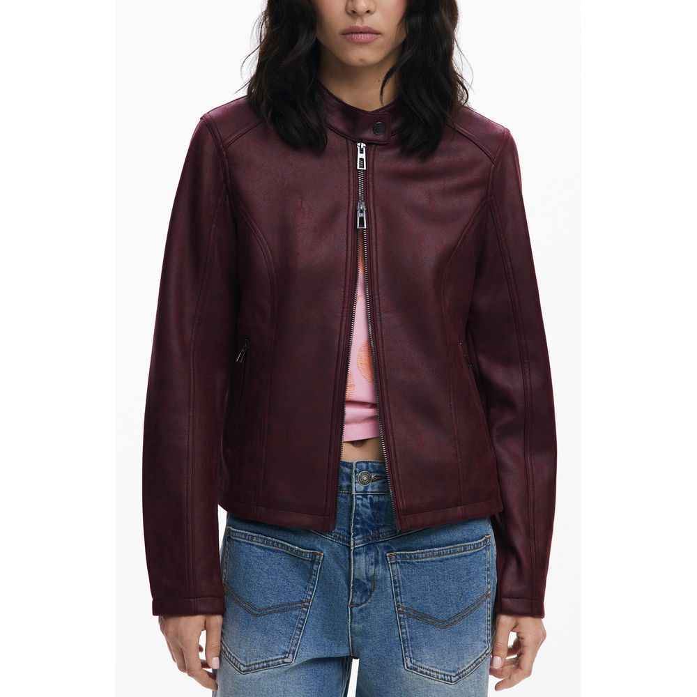 Desigual Red Polyester Women Jacket