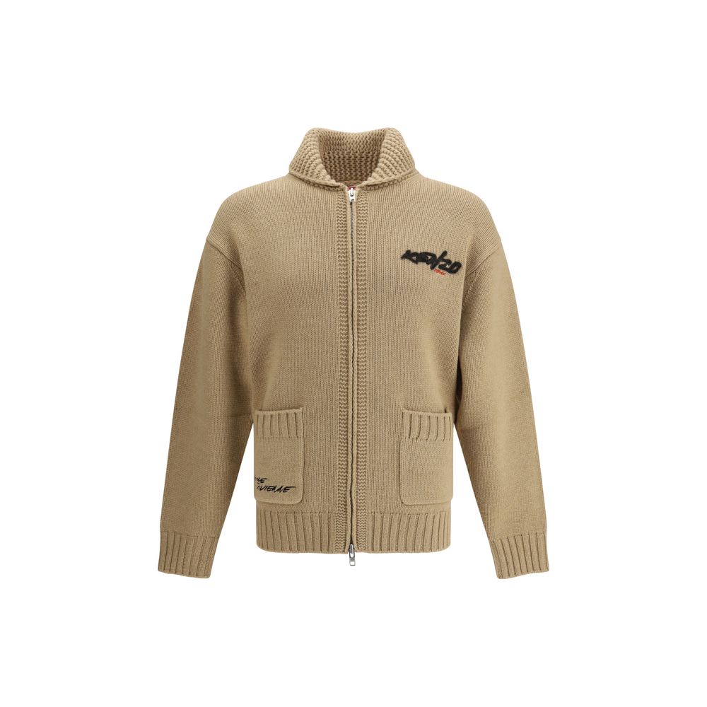 Kenzo Beige Wool Cardigan