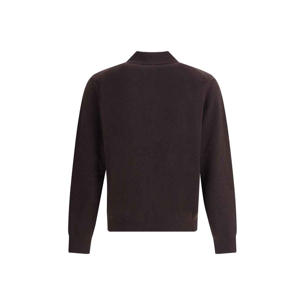 Burberry Cashmere long-sleeved polo Sweater