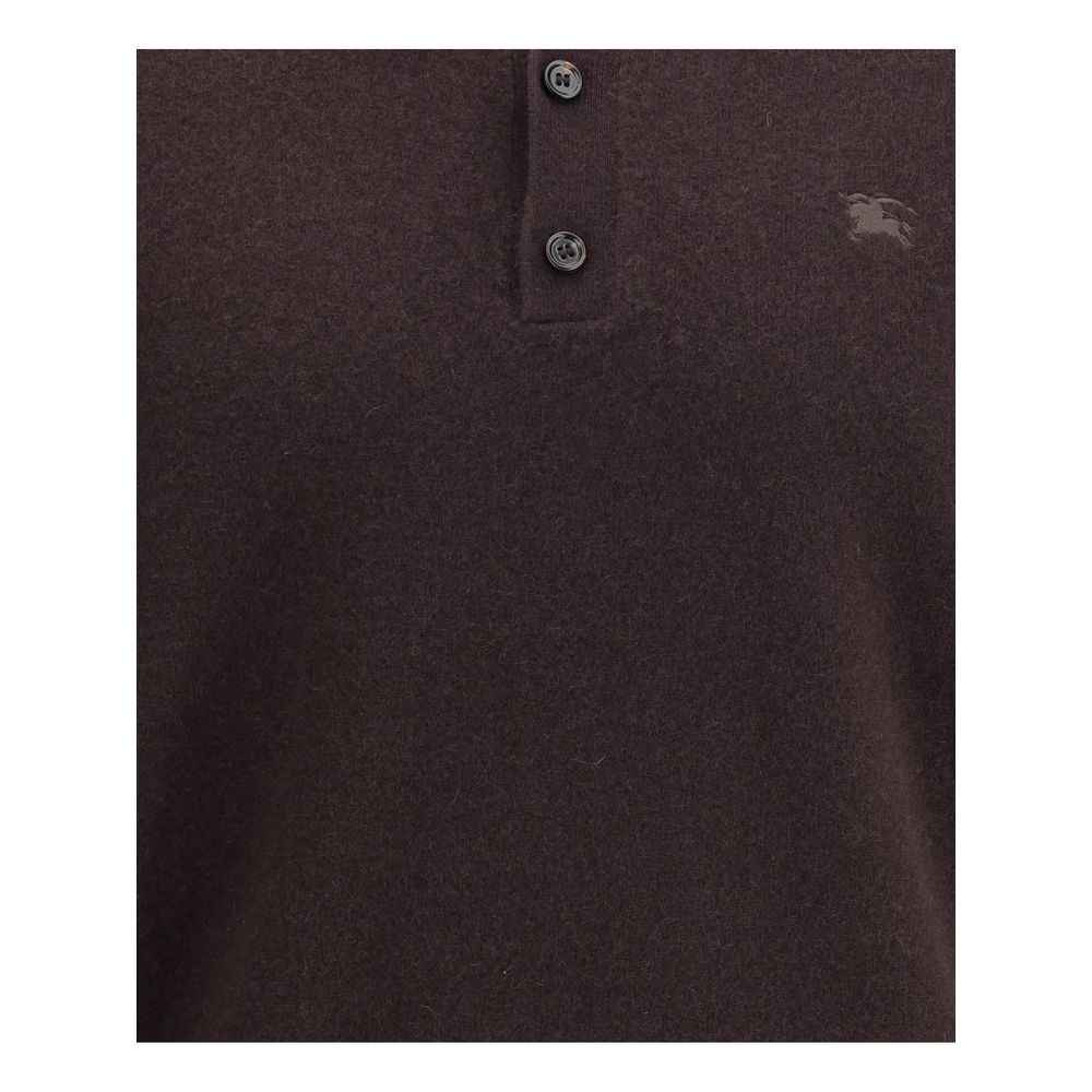 Burberry Cashmere long-sleeved polo Sweater