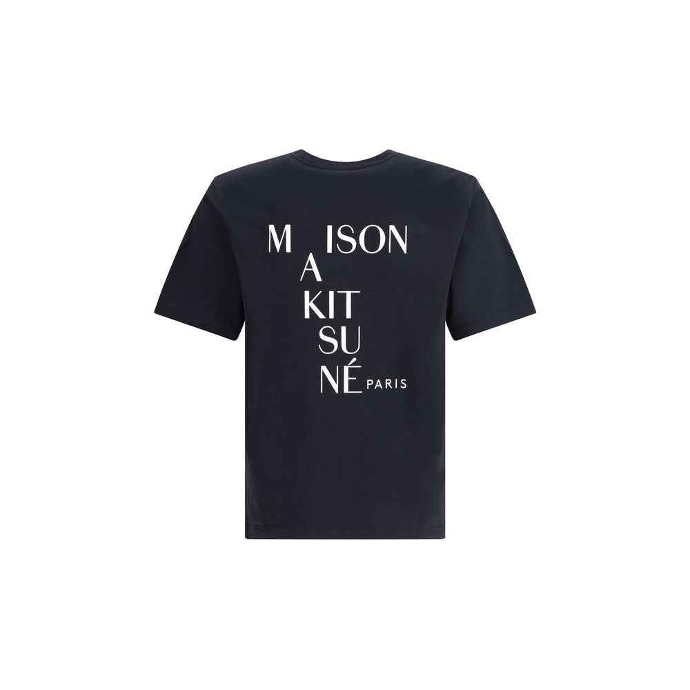 Maison Kitsuné Cotton T-Shirt with logo patch
