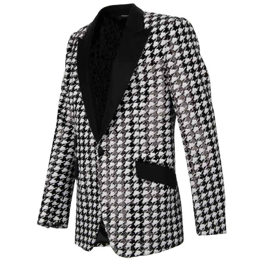 Dolce & Gabbana Black Polyester Blazer
