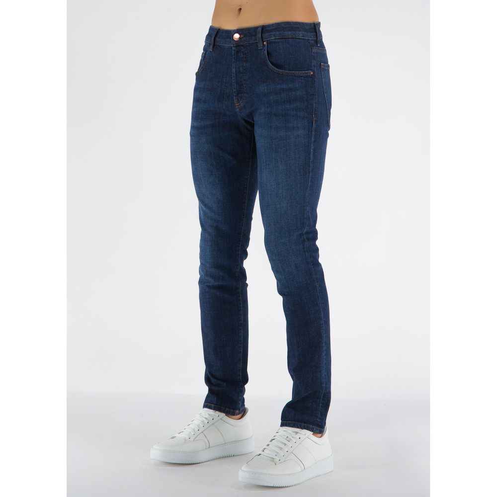 Don The Fuller Blue Cotton Jeans & Pant