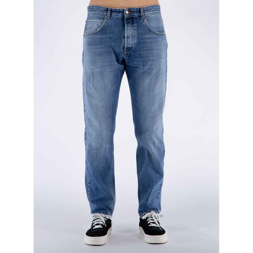 Don The Fuller Blue Cotton Jeans & Pant