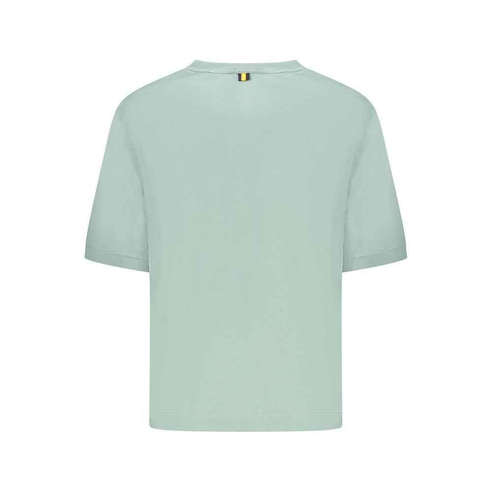 K-WAY Green Cotton Women T-Shirt