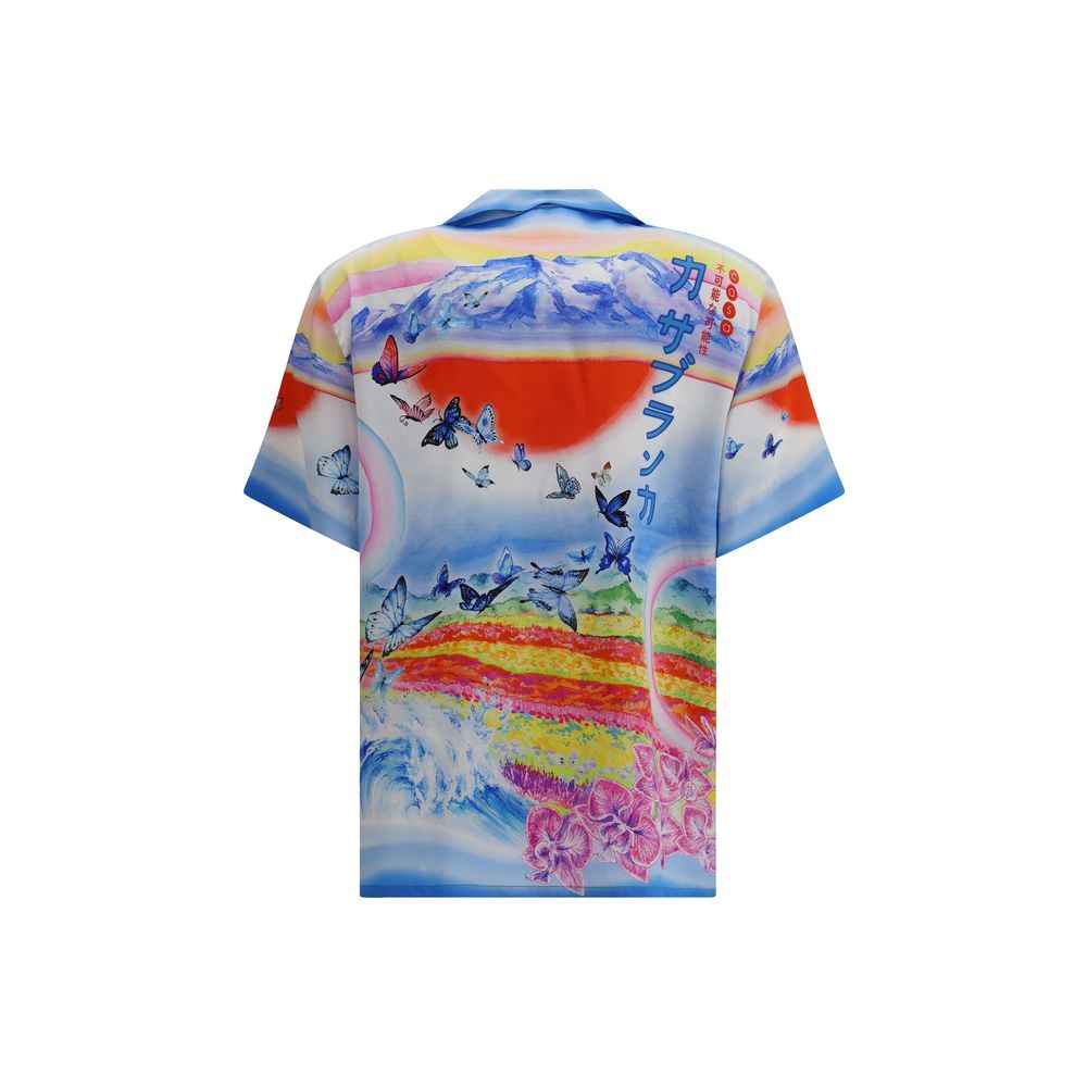 Casablanca Teacher Butterfly Landscape short sleeves Shirt
