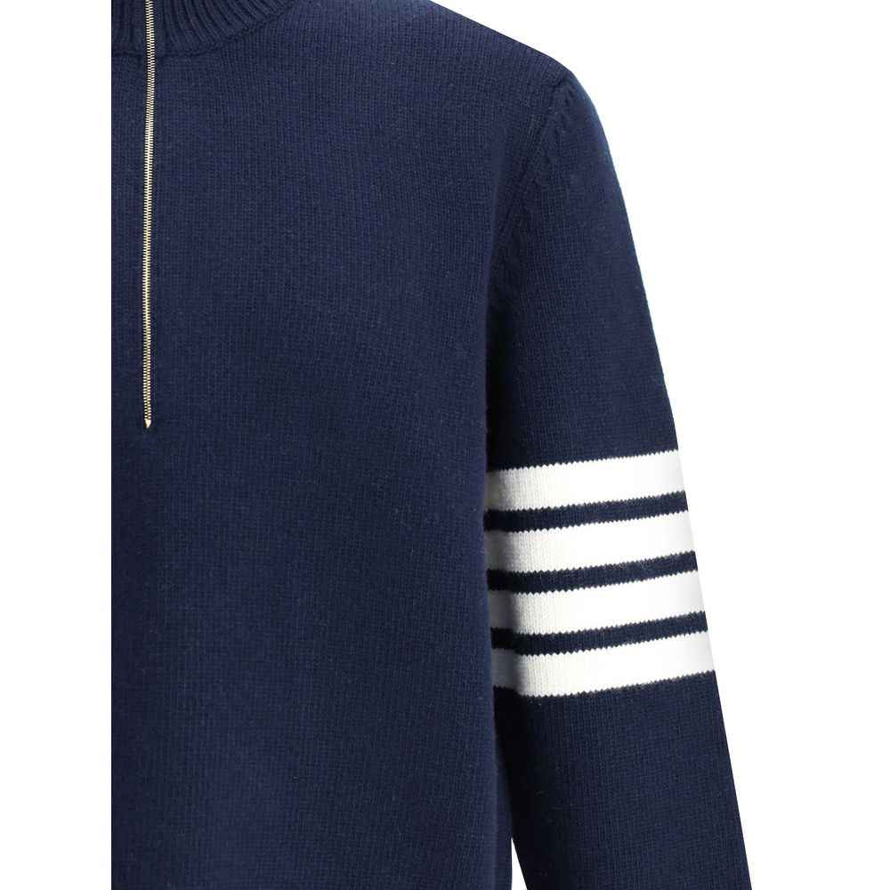Thom Browne Sweater with 4-Bar intarsia