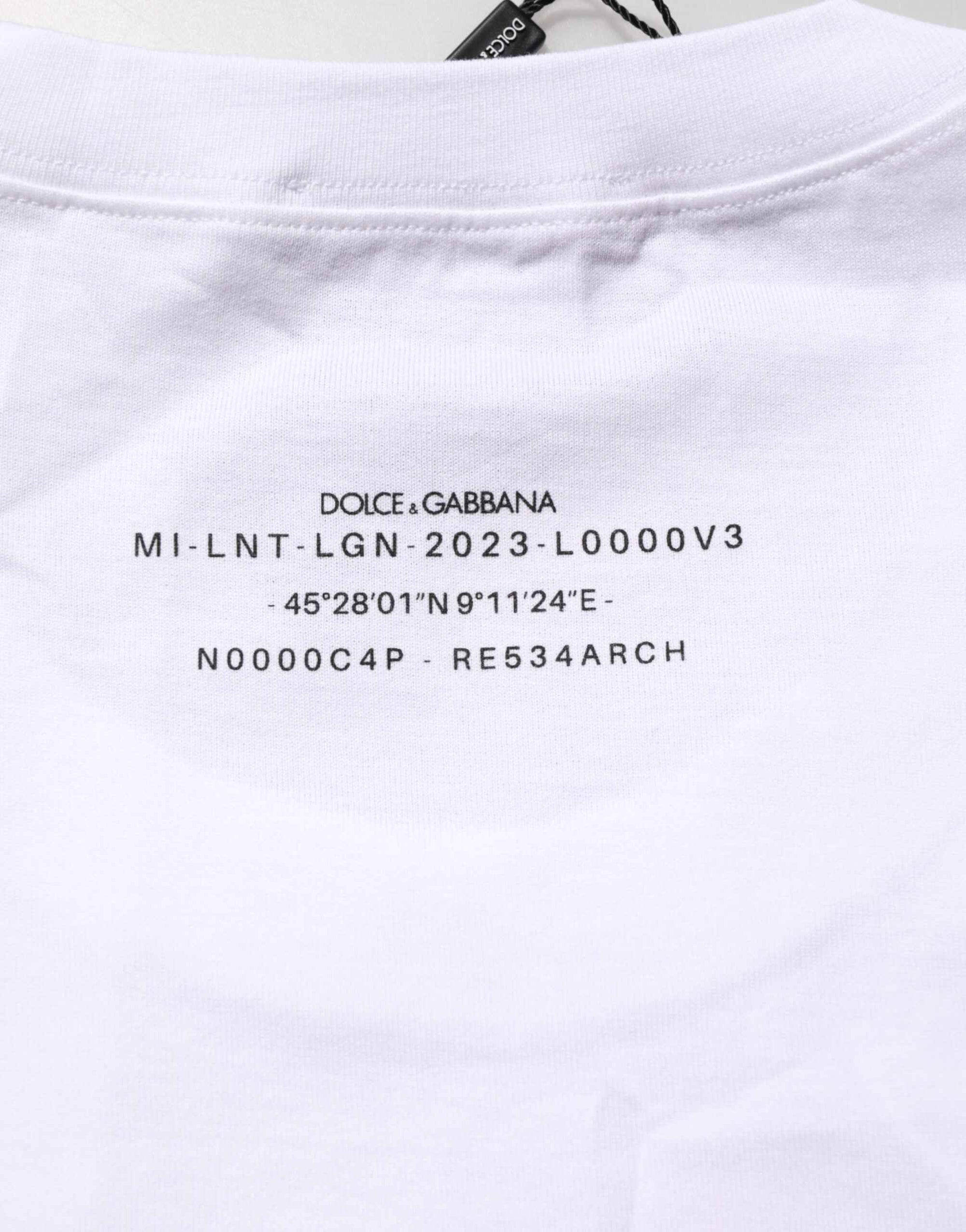 Dolce & Gabbana White Cotton Sleeveless Printed Tank T-shirt