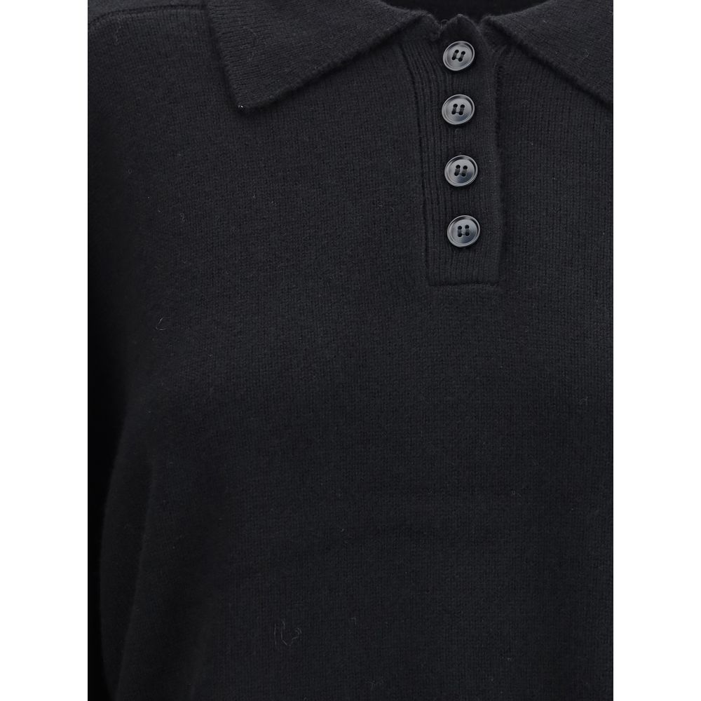 Loulou De Saison Black Cashmere Cashmere Sweater