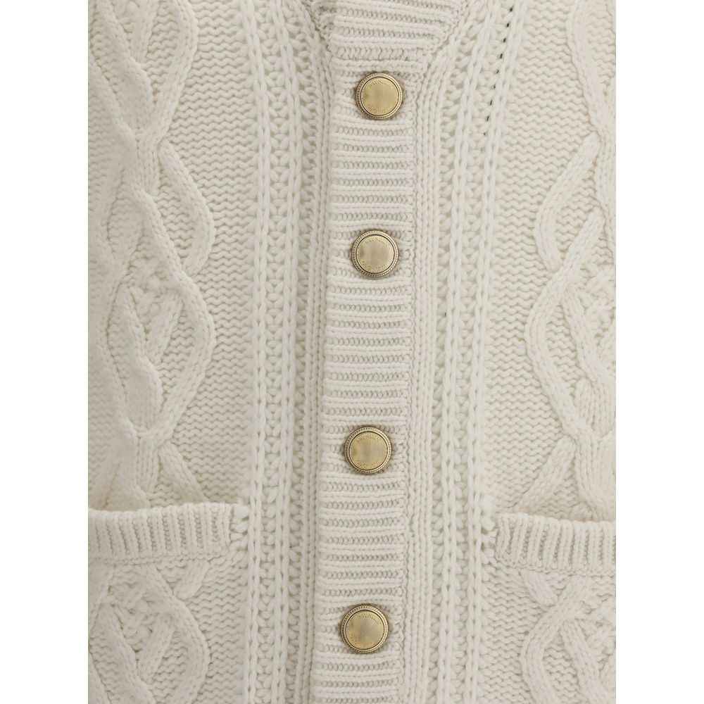 Brunello Cucinelli Cable-Knit Cashmere Cardigan