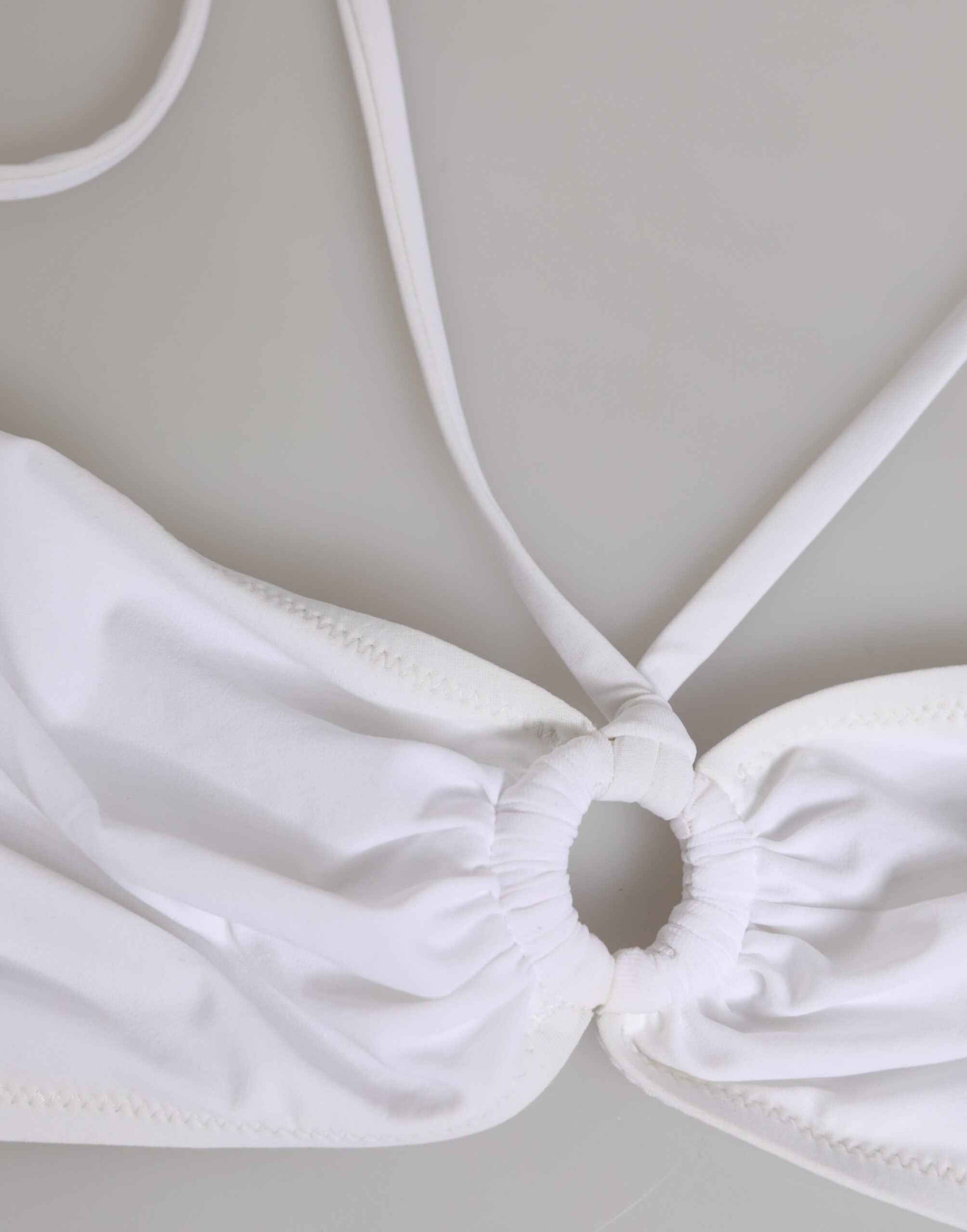 Dolce & Gabbana White Logo Swimsuit 2 Piece Top Bottom Swimwear