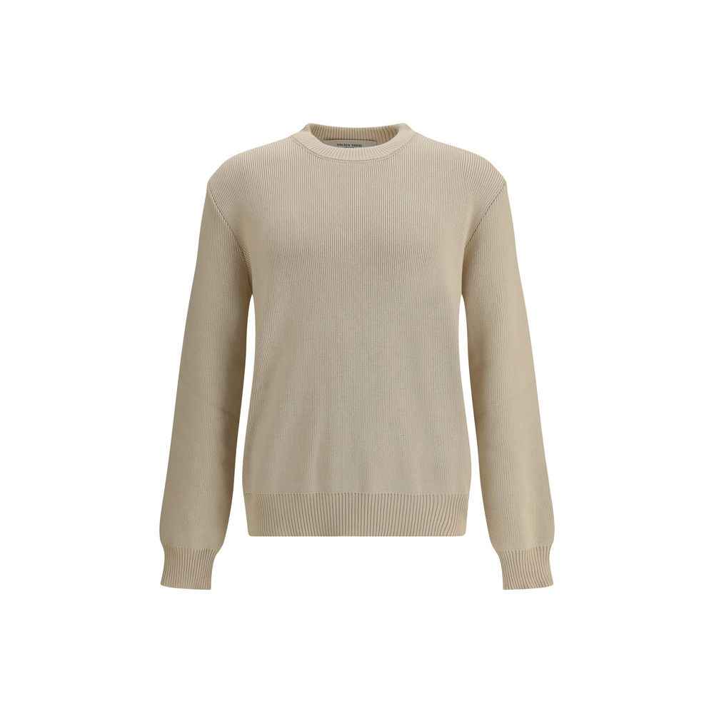 Golden Goose Beige ribbed-knit sweater