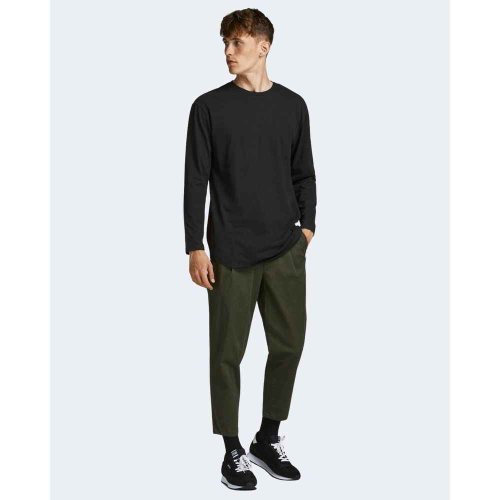 Jack Jones Black Cotton Long Sleeve
