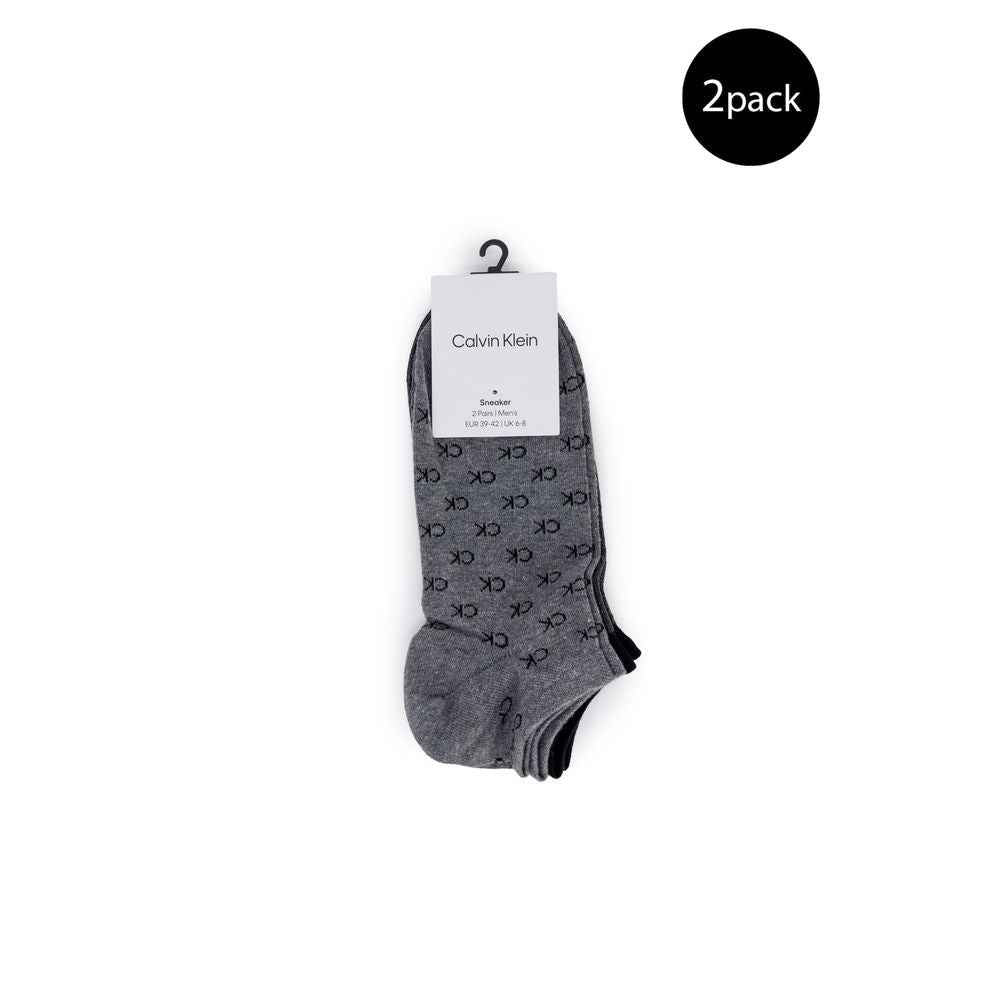 Calvin Klein Gray Elastane Sock
