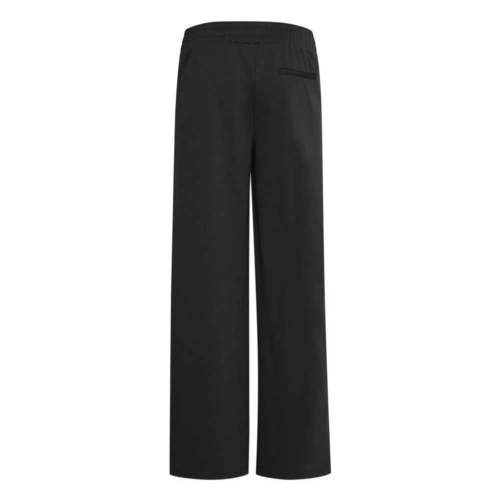 ICHI Black Recycled Polyurethane Pant
