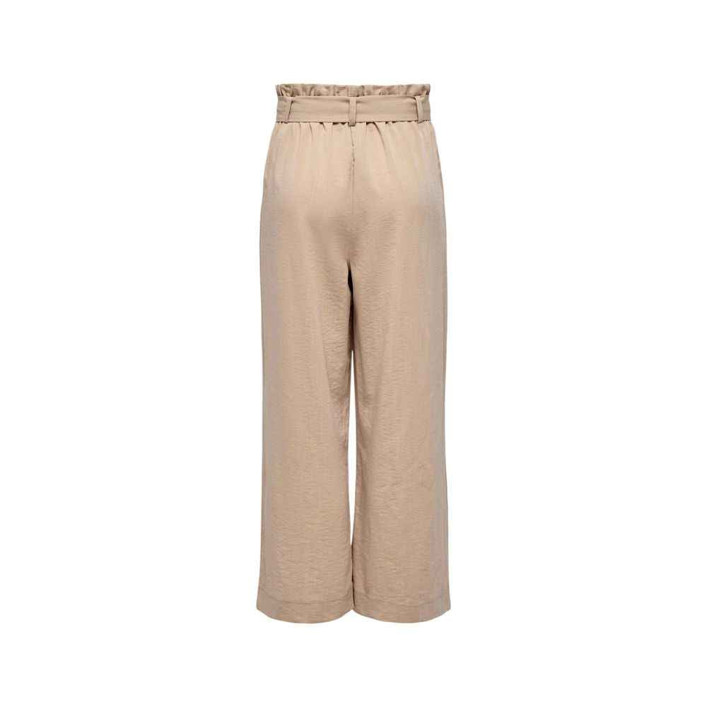 Only Beige Viscose Pant