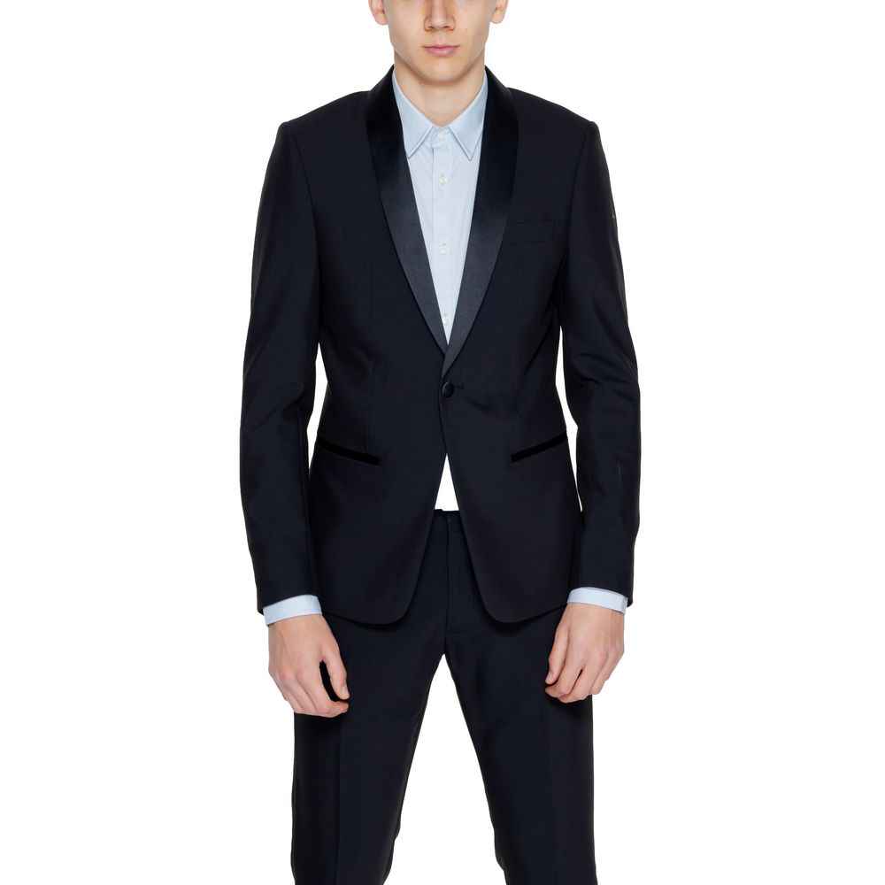 Antony Morato Black Polyester Blazer