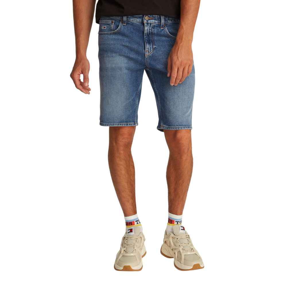Tommy Hilfiger Jeans Blue Recycled Cotton Bermuda