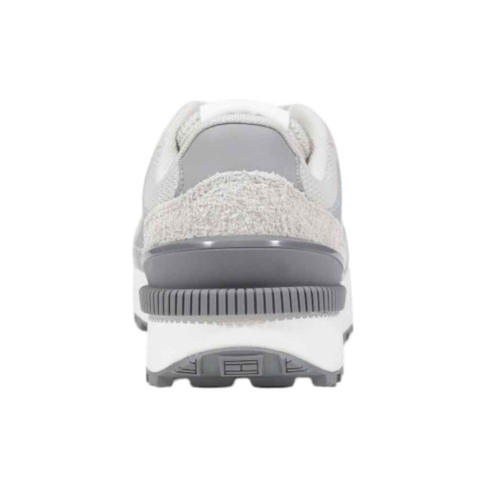 Tommy Hilfiger Jeans Gray Suede Leather Sneaker