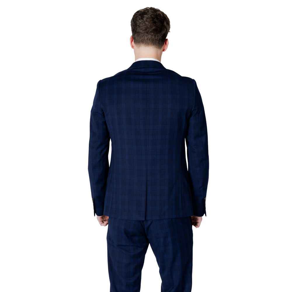 Antony Morato Blue Polyester Blazer