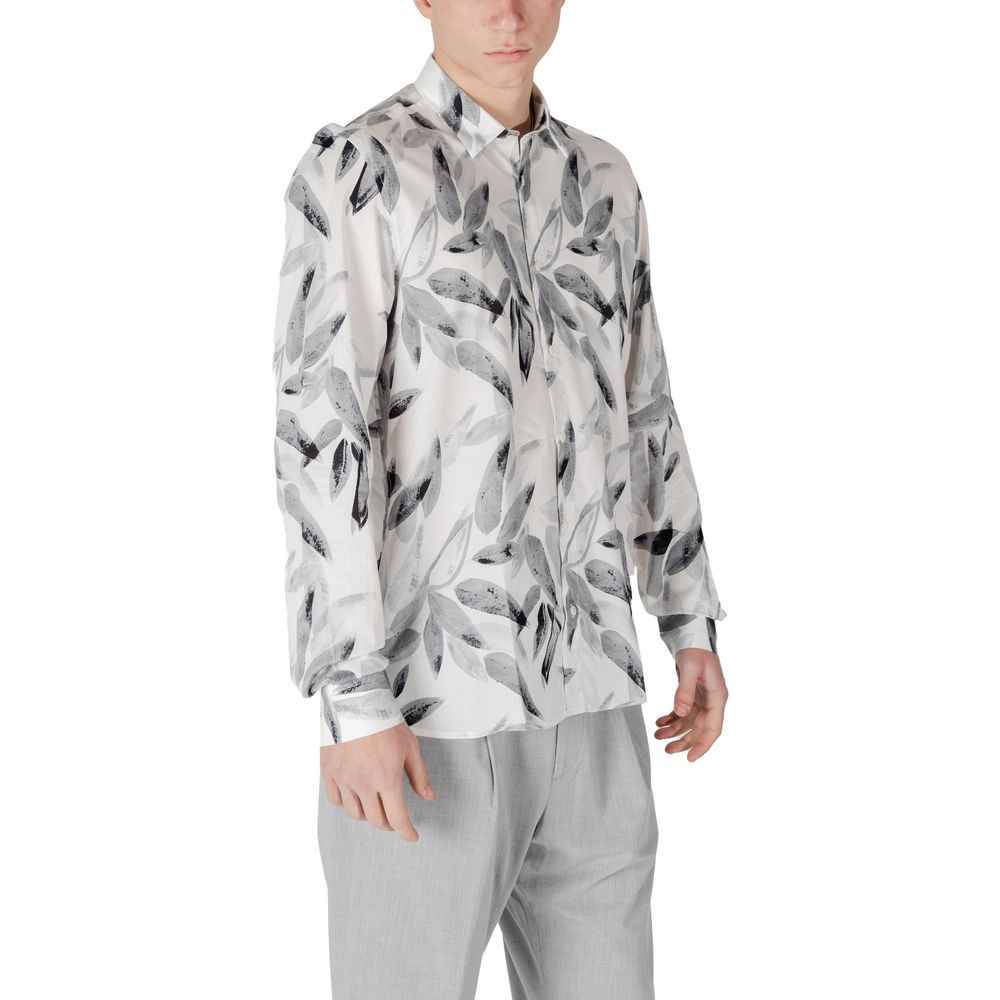 Antony Morato White Viscose Shirt