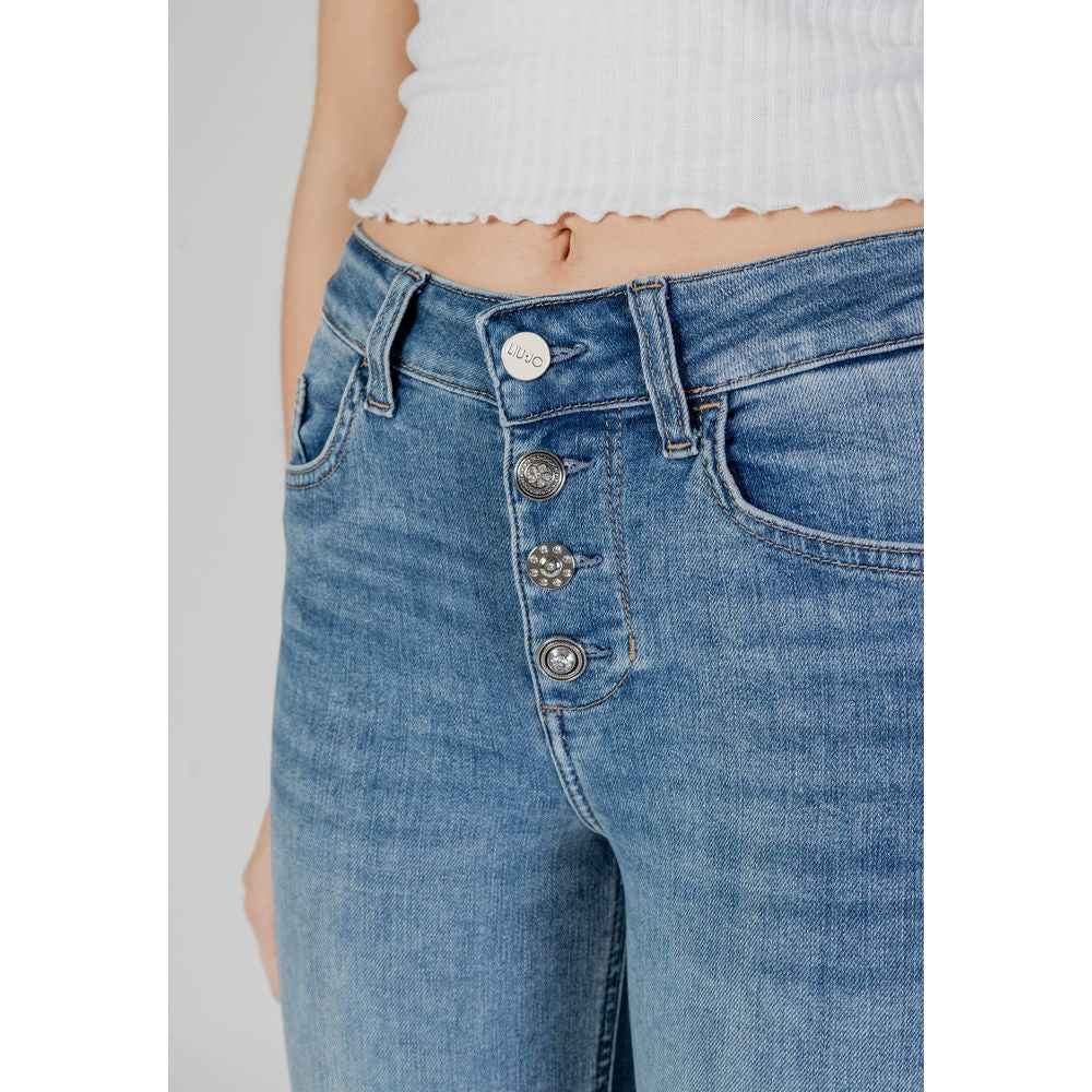 Liu Jo Blue Cotton Bootcut Jean