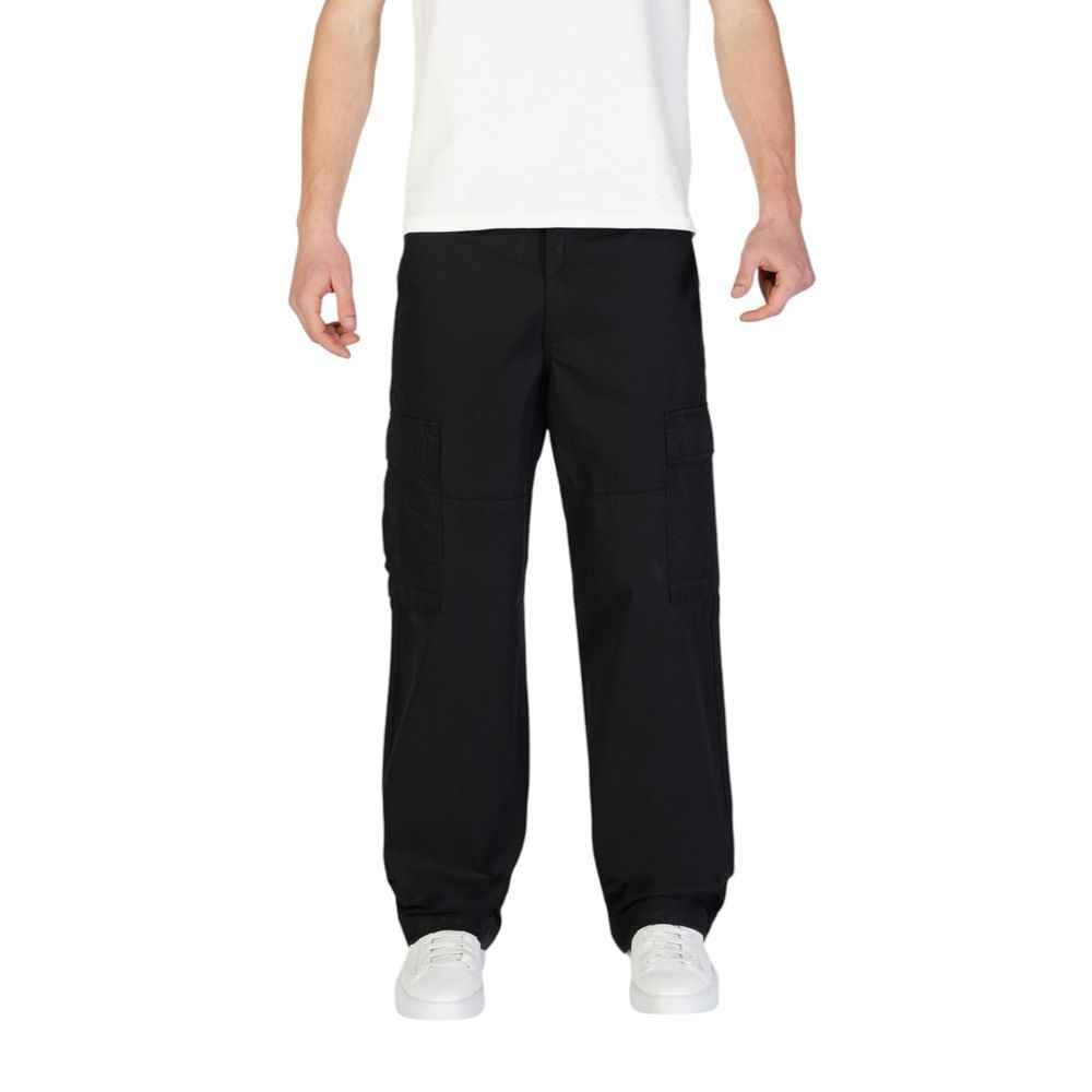 Jack Jones Black Cotton Pant