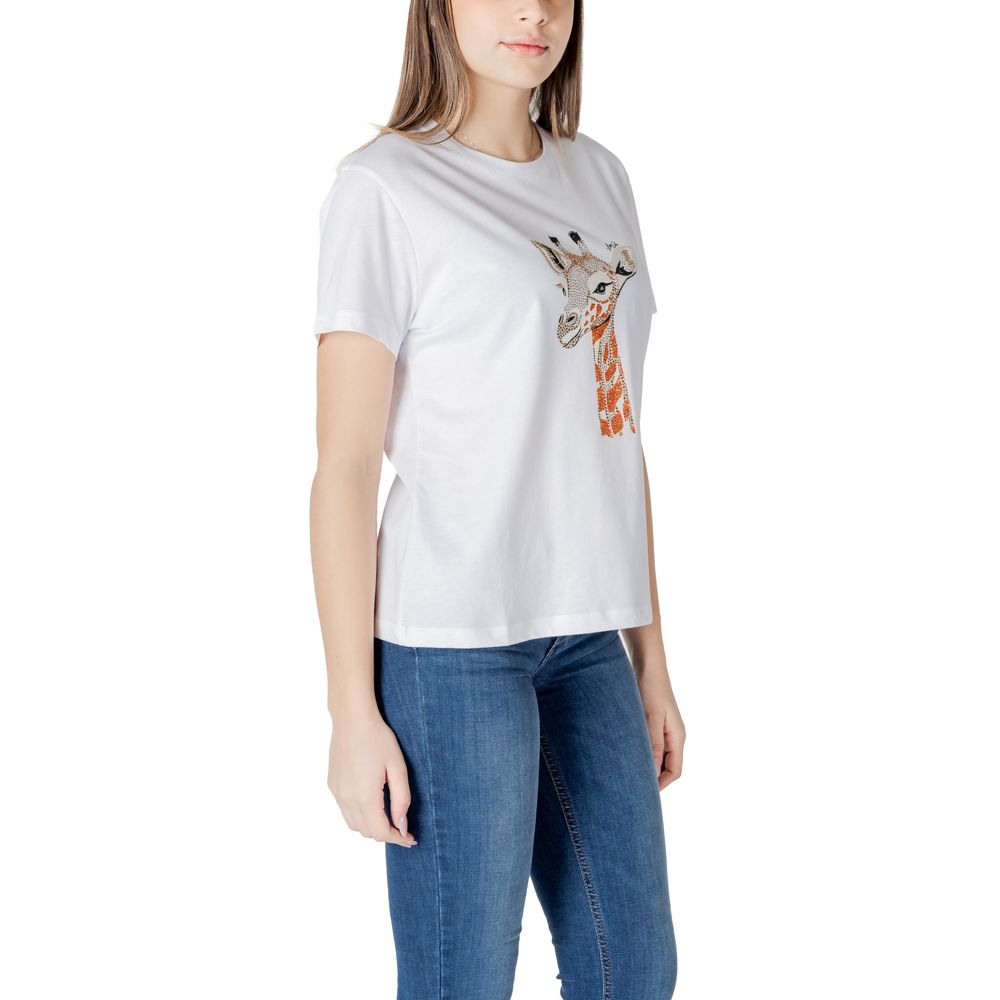 Liu Jo White Cotton T-Shirt