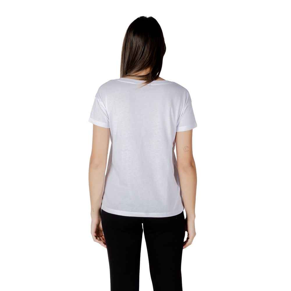Armani Exchange White Cotton T-Shirt