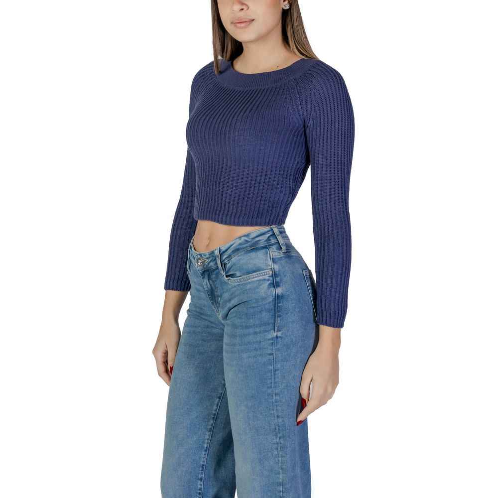 Jacqueline De Yong Light Blue Marabou Sportswear