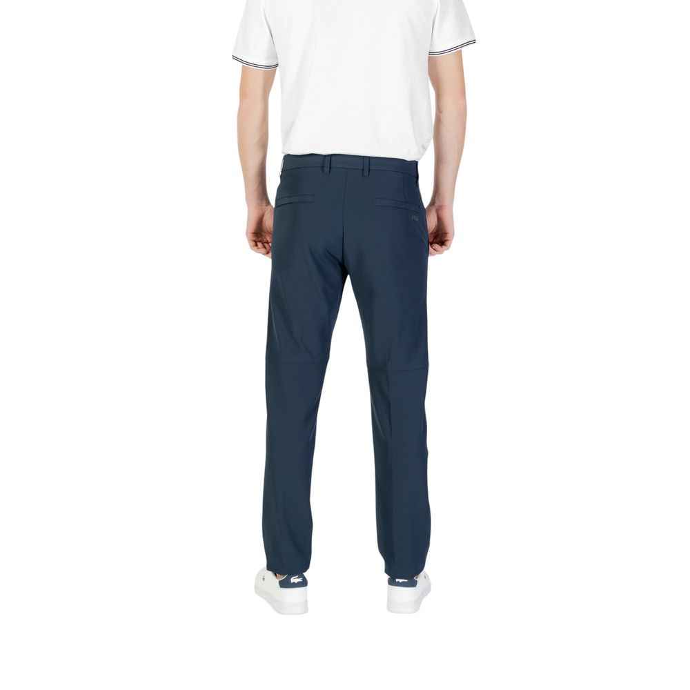Hugo Boss Blue Polyester Skinny Pant