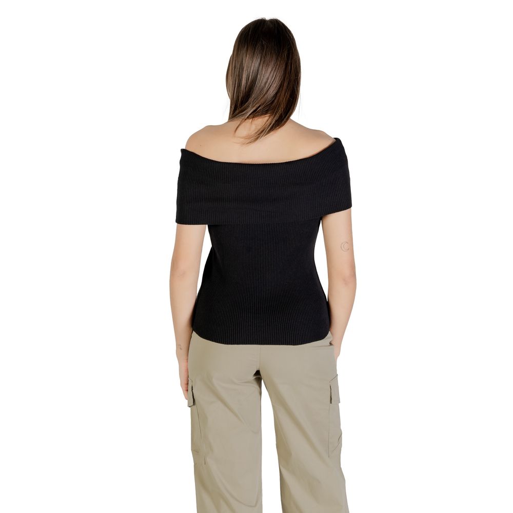 Only Black Polyester Sweater