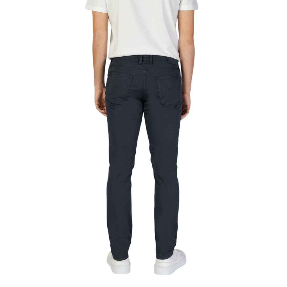 Jeckerson Blue Cotton Skinny Pant