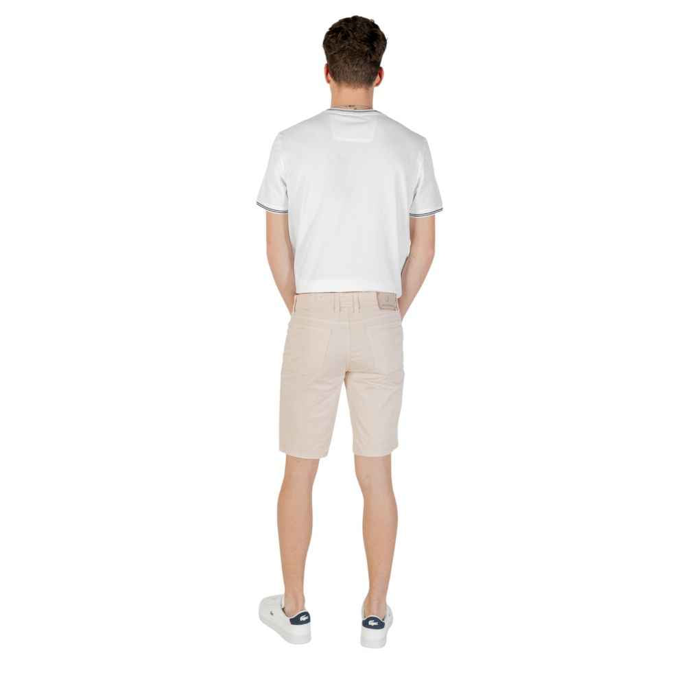 Jeckerson Beige Cotton Bermuda