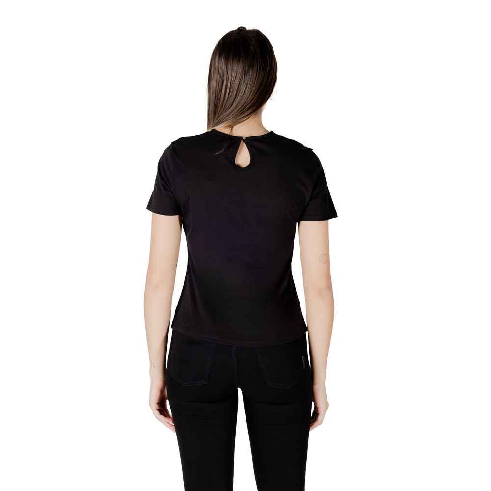 Morgan De Toi Black Cotton T-Shirt