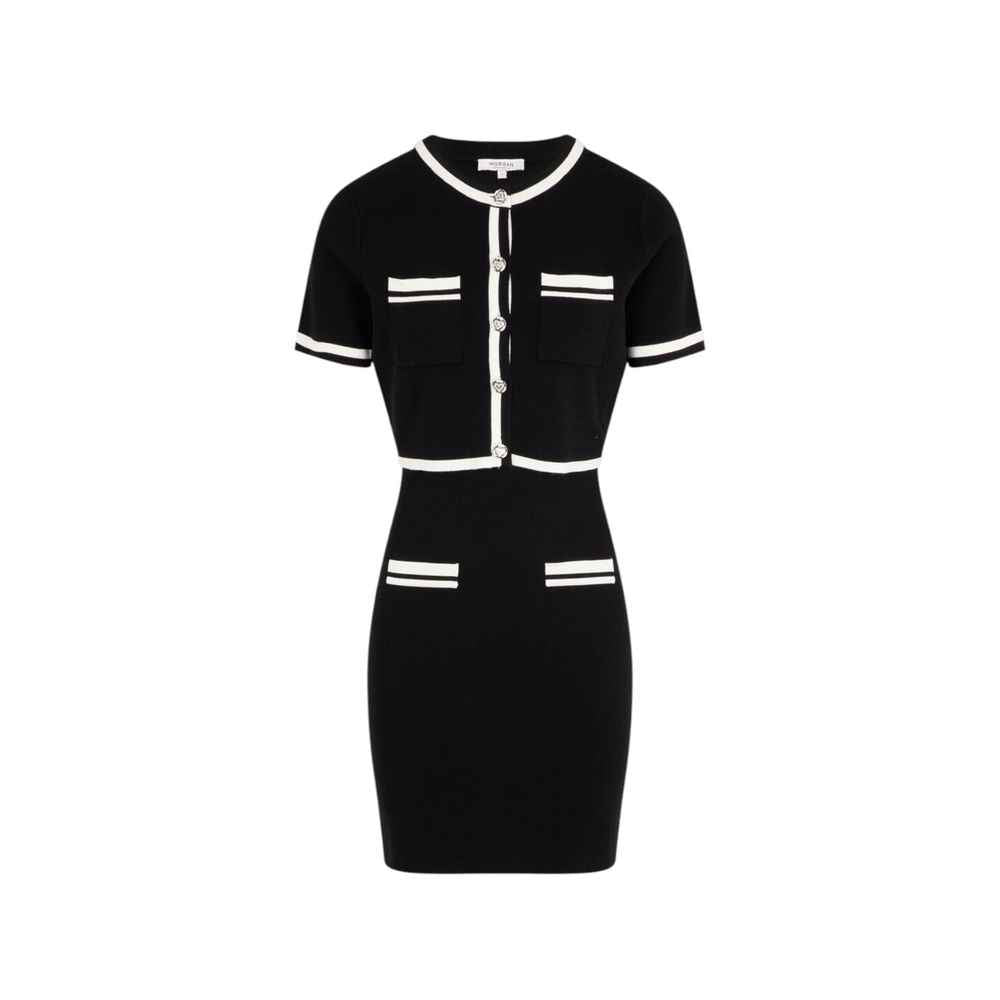 Morgan De Toi Black Viscose Short