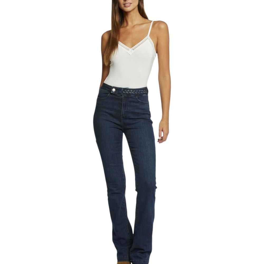 Morgan De Toi Cream Viscose Tank Top