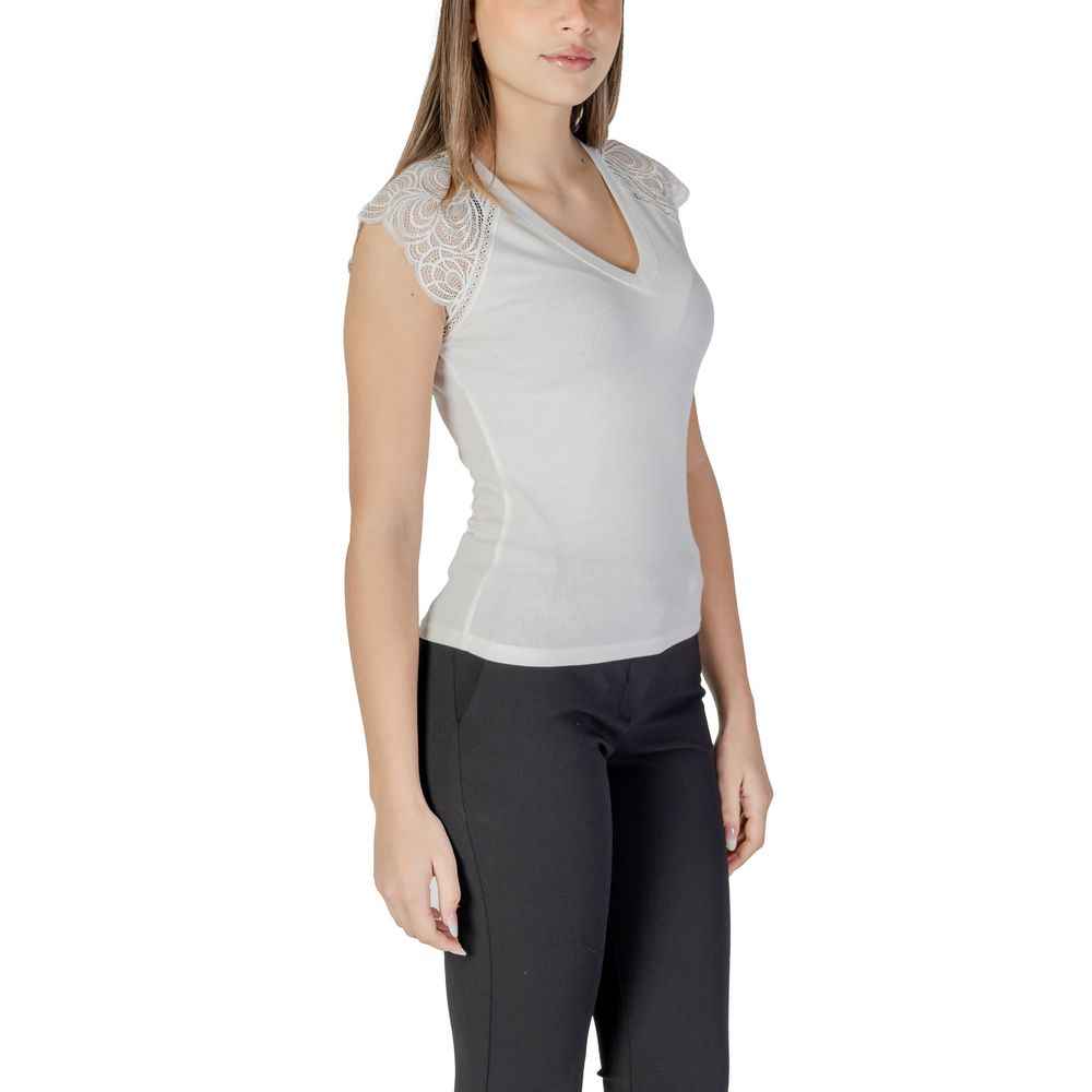 Morgan De Toi White Recycled Polyester Tank Top