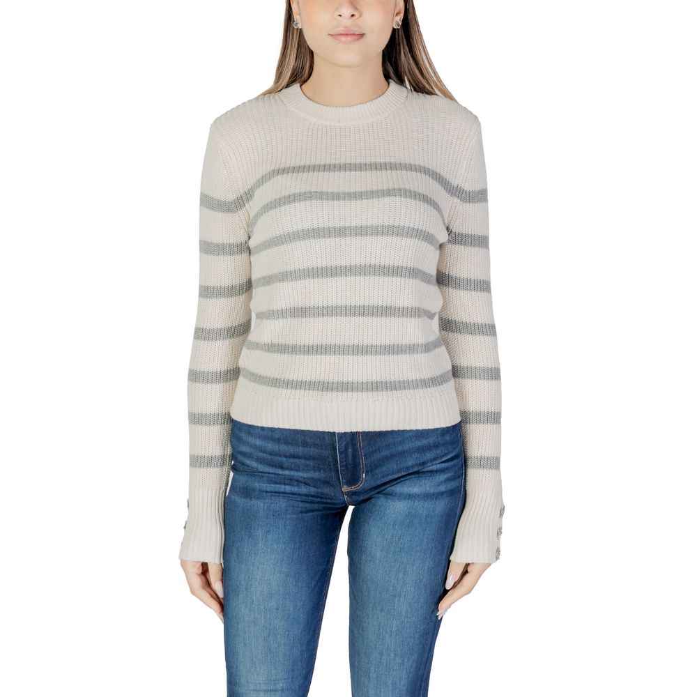 Morgan De Toi Cream Cotton Sweater