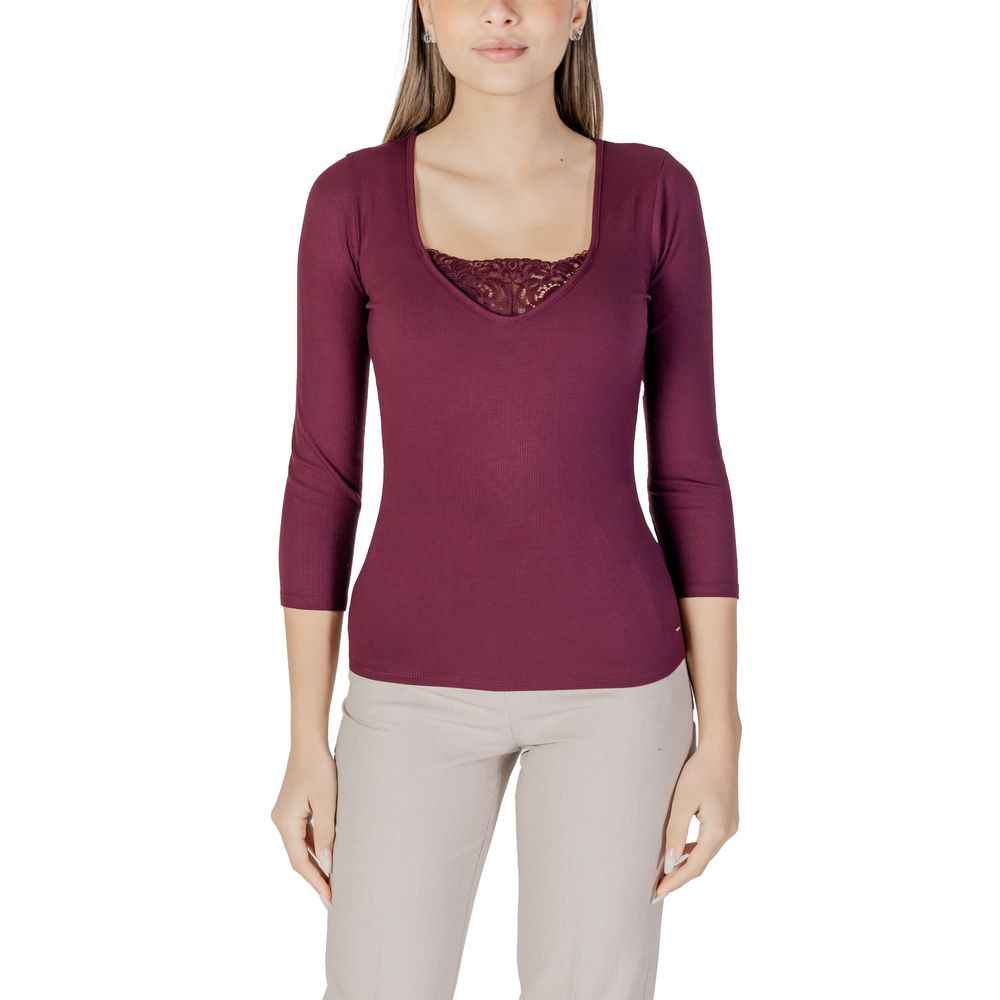 Morgan De Toi Purple Viscose Long Sleeve
