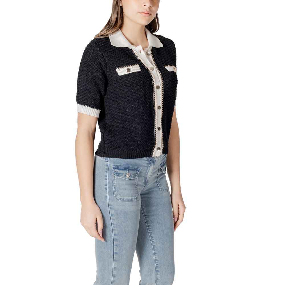 Morgan De Toi Black Recycled Cotton Sweater