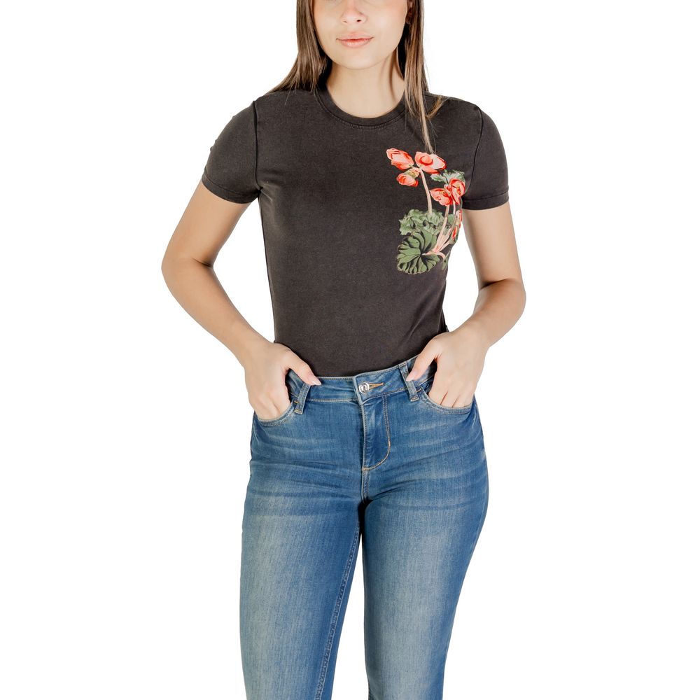 Desigual Black Cotton T-Shirt