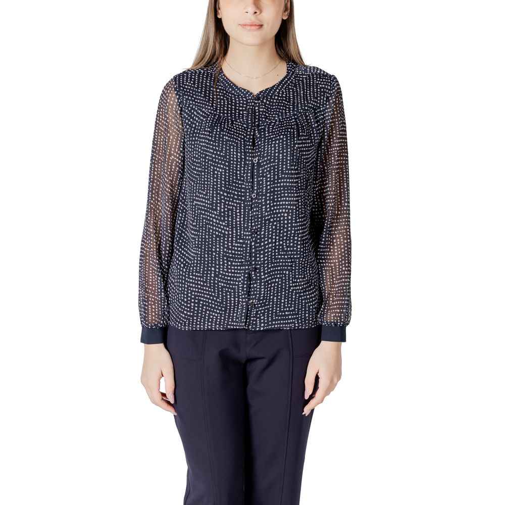 Street One Blue Polyester Blouse